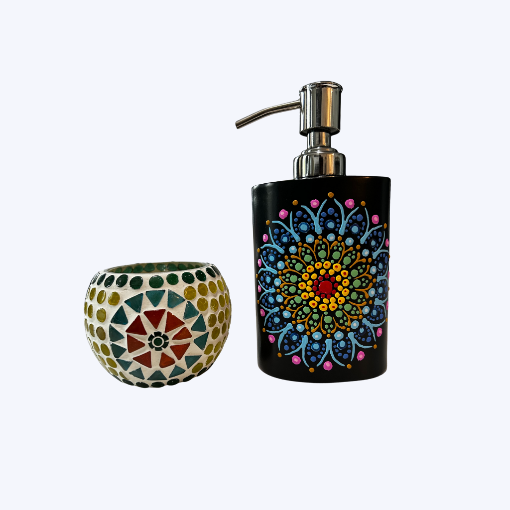 Handpainted (Stainless Steel) Soap Dispenser