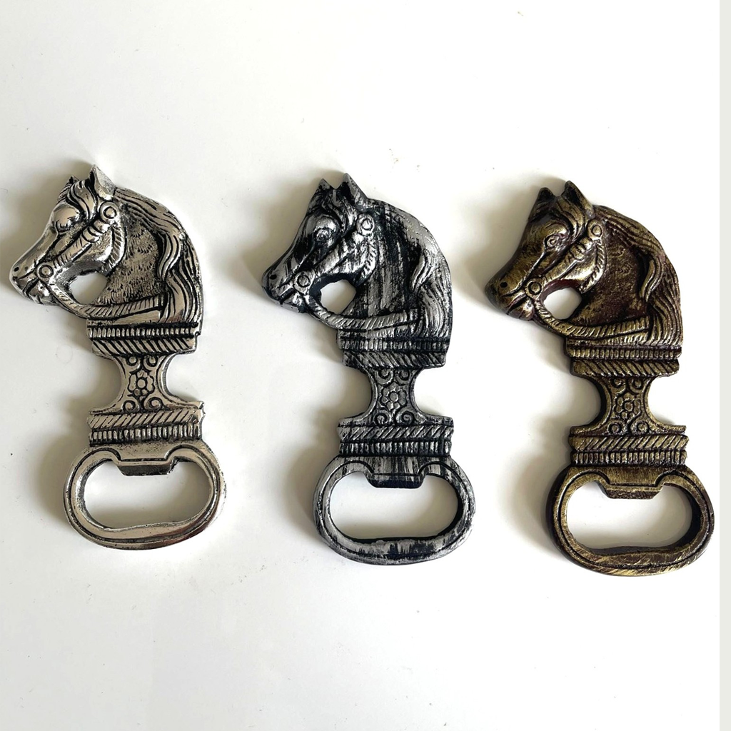 Vintage Metal Bottle opener -Horse figure