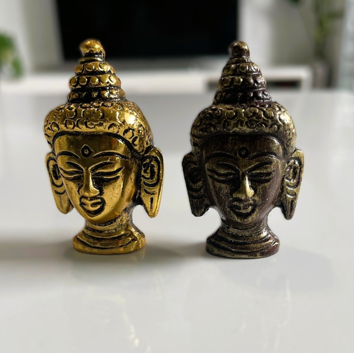 Metal Buddha Incense Holder - Small