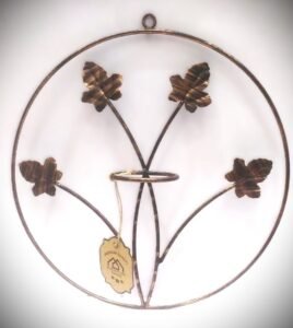 Metal Hanging Vase / Candle holder