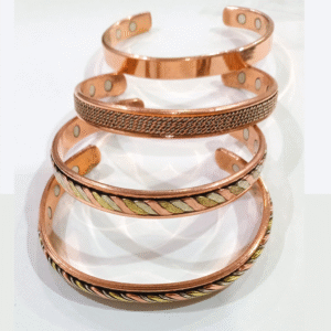 Perfect gift: Handmade Certified Pure Copper Magnetic Bracelet with Velvet Gift Box, Certificate of Authenticity & Information Brochure