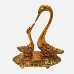 Metal Swan Pair figure for Gifting and Home décor