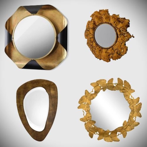 Antike Wandspiegel aus Metall - Antique look Wall mirrors