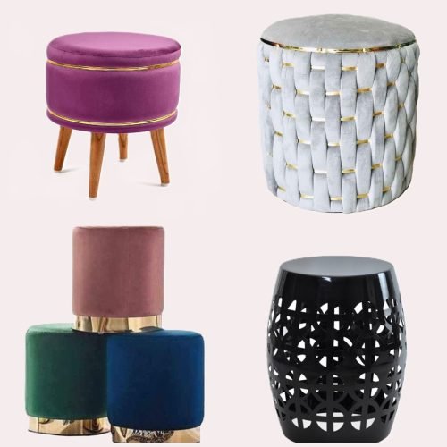 Beistelltische & Hocker - gepolstert Side tables & Puff stools - Upholstered