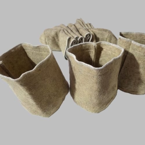 Biologisch abbaubarer Bio Pflanztopf reiner Wolle Pure Wool Pots Biodegradable Gardening