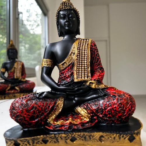 Buddha-Statue Polyresin - Frieden, Meditation