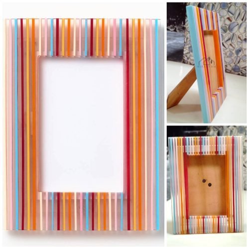 Epoxidharz-Fotorahmen Epoxy Resin Photo Frame