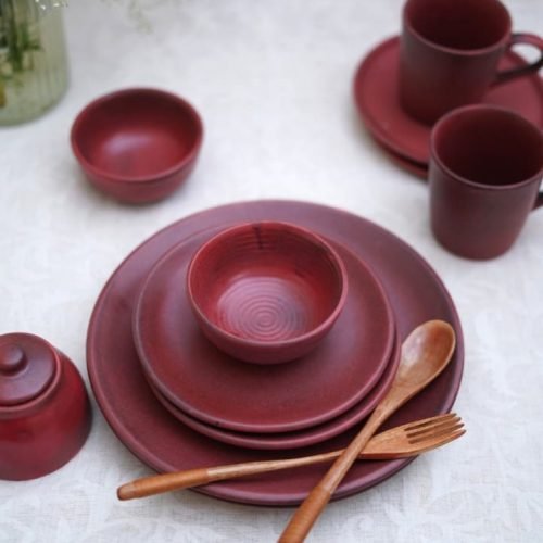 Geschirrset aus Steinzeug keramik - Stoneware Dinner Set