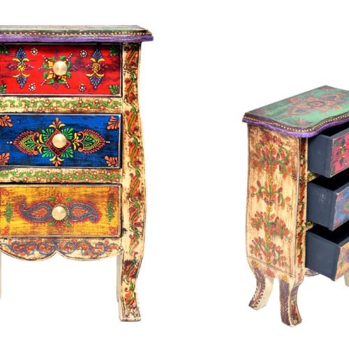 Handbemalte Kommode Vintage-Stil - Hand Painted Chest of Drawers