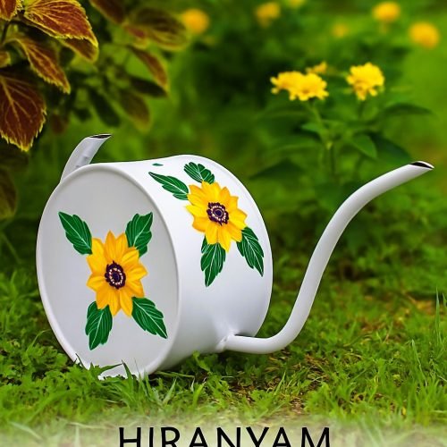 Handbemalte Metall bunte Gießkanne - Handpainted Watering Can