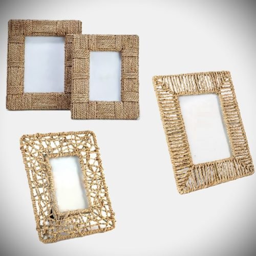 Handgewebter Bilderrahmen Hand woven Photo frame