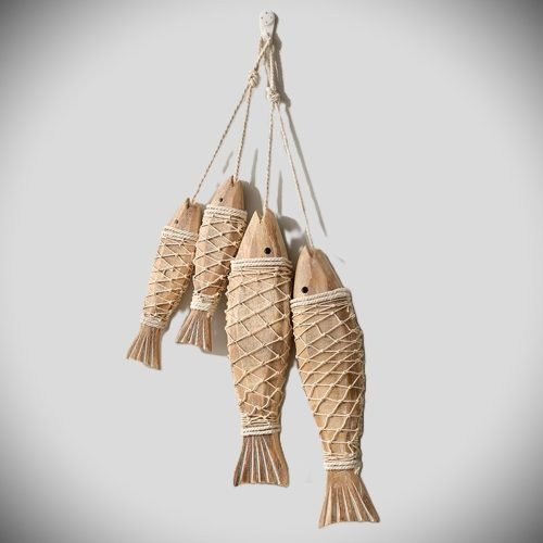 Hängende Fische - Wanddekoration Hanging Fishes - Wall Decor