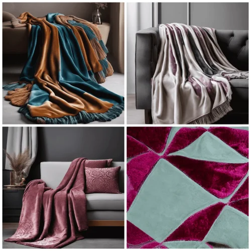 Hochwertige kuschelige Samt decken Nerzdecken Sherpa High quality mink blankets comforter