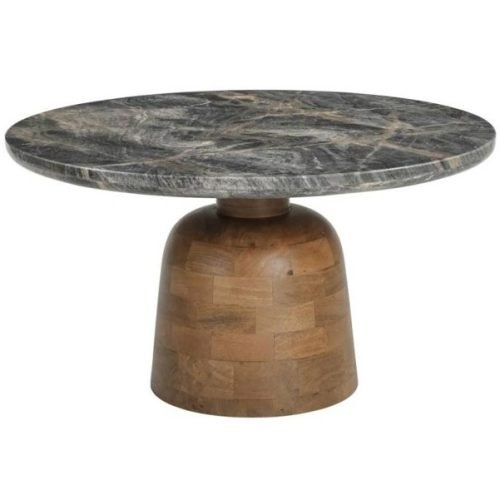 Holz- und Marmortisch Wood & Marble Table