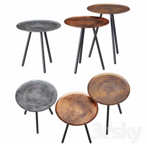 Metall tisch sets mit Patina-Finish Metal Table sets Patina finish