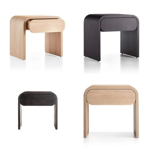 Nachttisch aus Holz Wooden Bedside Table