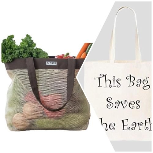 Netztasche Einkaufsnetz f++r Obst und Gem++se - Custom Branding Mesh Bag Fruits