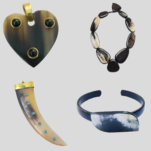 Schmuck aus Naturhorn GÇô Hornanh+ñnger,Armband Halskette-Horn jewelry pendant bracelet necklace