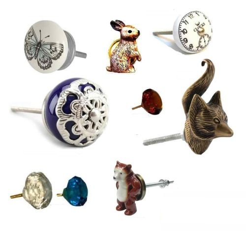 T++rgriffe Schubladengriffe handbemalte Keramik, Metall Door knobs Drawer knobs Hand painted