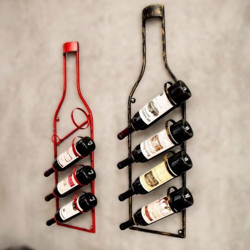Weinregal aus Metall Metal Designer Wine Display